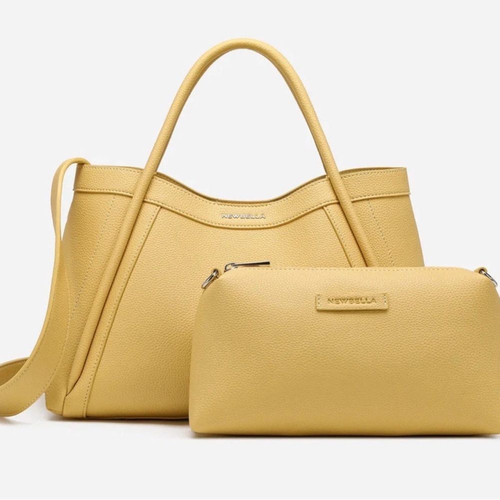 Yellow Women's Handbag Set